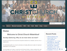 Tablet Screenshot of christchurchwaterkloof.org